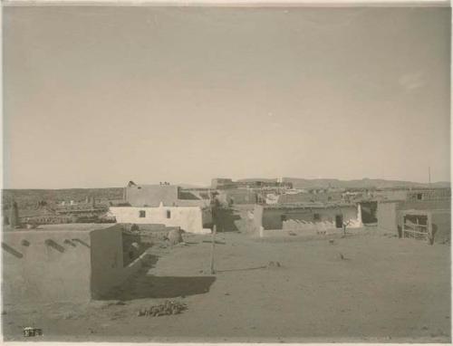 Sia landscape with buildings