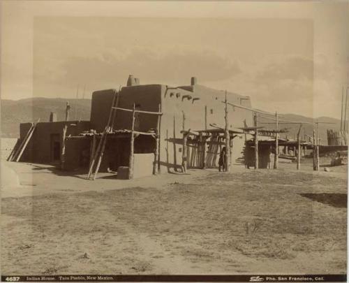 House in Taos Pueblo