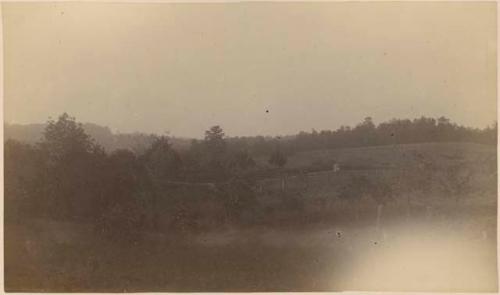 View Looking Northwest from Camp at Serpent Mound Park