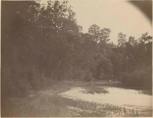 Looking Down Brush Creek at the Bend