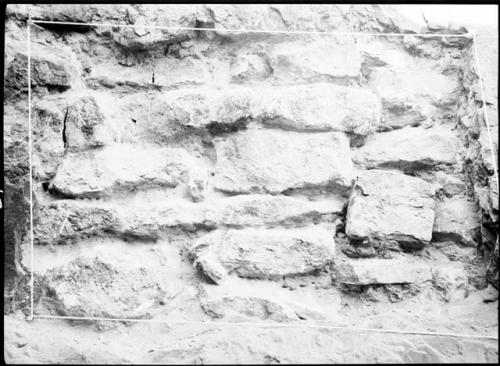 Masonry study, room 240, East wall