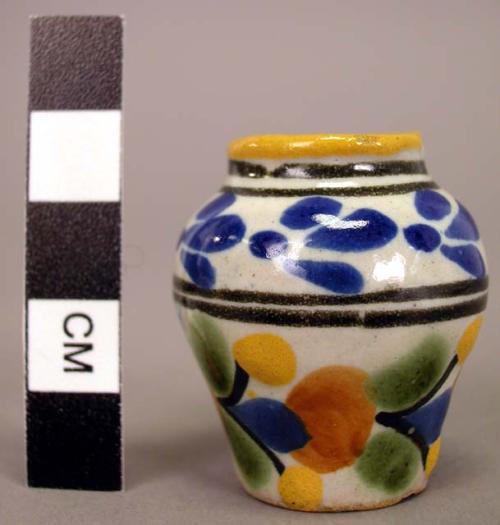 Miniature ceramic vase