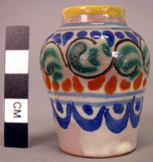 Miniature ceramic vase