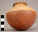 Pottery jar with constricted neck - Lost Color ware