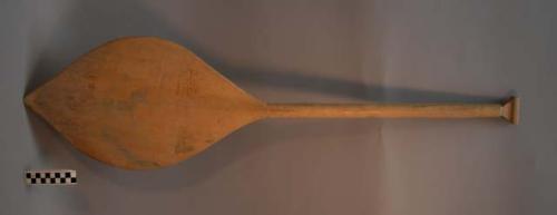 Child's canoe paddle