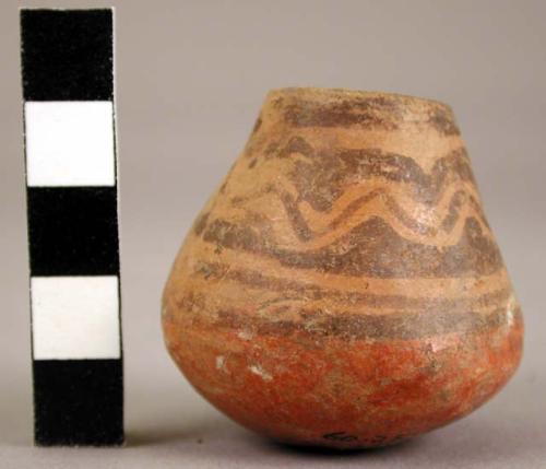 Small pottery vessel