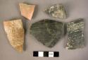 Pottery cup fragments