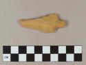 1 plastic cast of a tanged burin (on angle of ret. trunc.) (J. Tixier's type #24
