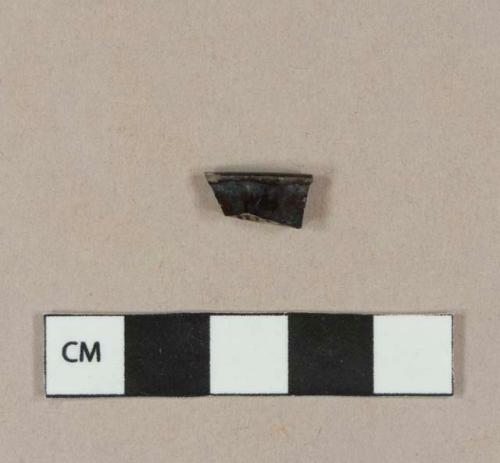 Jackfield-type earthenware rim sherd