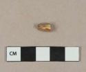 Slip decorated lead glazed redware rim sherd