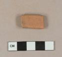Redware kiln trivet fragment