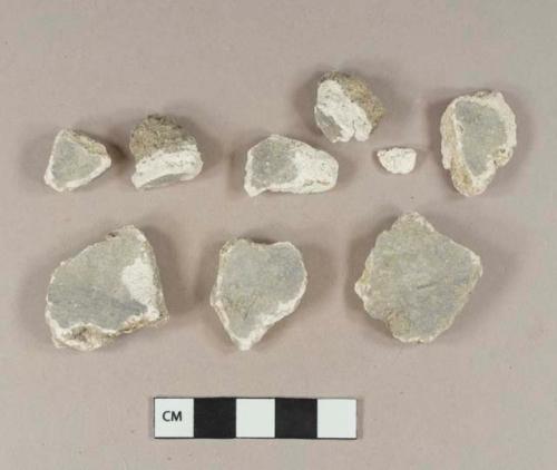 Plaster fragments