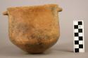 Red ware vessel - rounded base