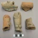 Fragments of limb of terr-cotta human effigy