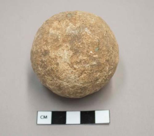 Worked stone ball