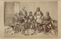 Frank Cushing and Zuni Indians Group Photograph