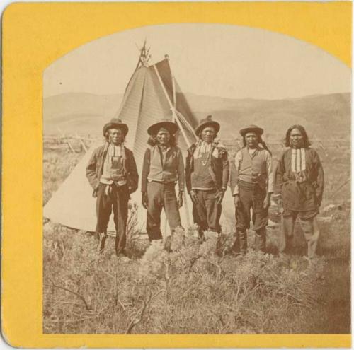 Snake Chiefs. Scenery of the Rocky Mountains Published by O.C. Smith