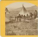 Group of Shoshone Indians. Scenery of the Rocky Mountains Published by O.C. Smith