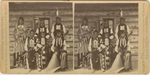 Sauk and Foxes Group Photograph. Northern Pacific Views