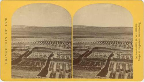 Gardens Surrounding the Indian Pueblo of Zuni. Explorations and Surveys West of the 100th Meridian, Lieutenant Wheeler Survey