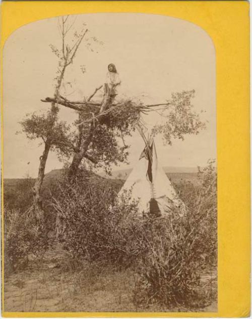 Watch Tower. Indians of the Colorado Valley. U.S. Geographical Survey of the Rocky Mountain Region, J.W. Powell Survey