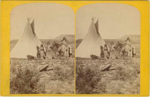 Sai-Ar's Home. Indians of the Colorado Valley. U.S. Geographical Survey of the Rocky Mountain Region, J.W. Powell Survey