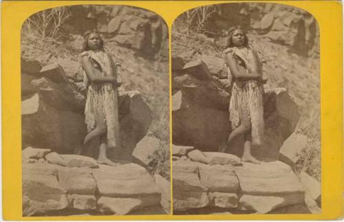 Won-Si-Vu or Young Antelope. Indians of the Colorado Valley. U.S. Geographical Survey of the Rocky Mountain Region, J.W. Powell Survey