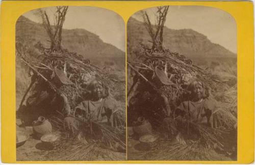 The Basket Maker. Indians of the Colorado Valley. U.S. Geographical Survey of the Rocky Mountain Region, J.W. Powell Survey