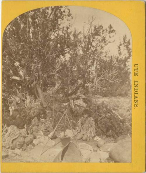 Ute Indians in Camp