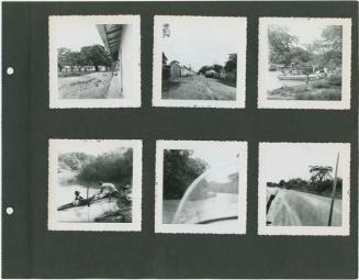 Photograph album, Yaruro fieldwork, p. 3 containing 6 bw photographs