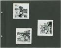 Photograph album, Yaruro fieldwork, p. 11 containing 3 bw photographs