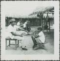 Photograph album, Yaruro fieldwork, p. 11, photo 3, foot inspection