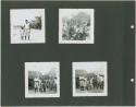 Photograph album, Yaruro fieldwork, p. 12 containing 4 bw photographs