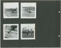 Photograph album, Yaruro fieldwork, p. 36 containing 4 bw photographs