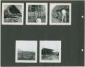 Photograph album, Yaruro fieldwork, p. 38 containing 5 bw photographs