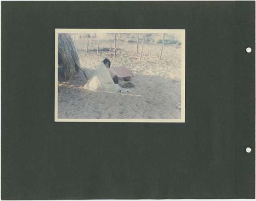 Photograph album, Yaruro fieldwork, p. 40 containing 1 colored photograph