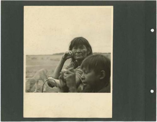 Photograph album, Yaruro fieldwork, p. 48 containing 1 bw photograph