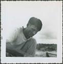 Photograph album, Yaruro fieldwork, p. 50, photo 3, man outdoors