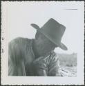 Photograph album, Yaruro fieldwork, p. 50, photo 4, man wearing hat