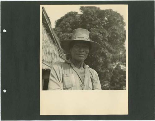 Photograph album, Yaruro fieldwork, p. 57 containing 1 bw photograph