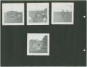 Photograph album, Yaruro fieldwork, p. 58 containing 4 bw photographs