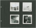 Photograph album, Yaruro fieldwork, p. 63 containing 4 bw photographs