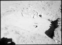 Site 107, showing firepit and ventilator, looking east.