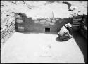 Site 107, Kiva A, looking south.