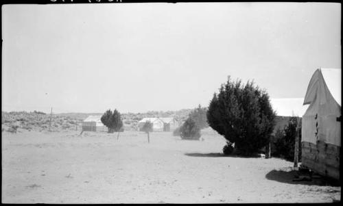 Sandstorm going through camp.