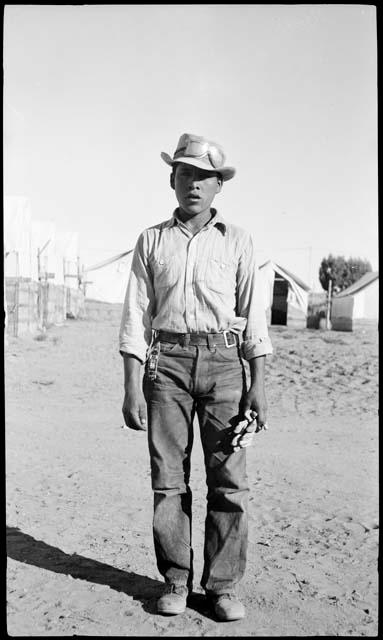 Douglas C, a Hopi man who worked on the excavations at Awatovi