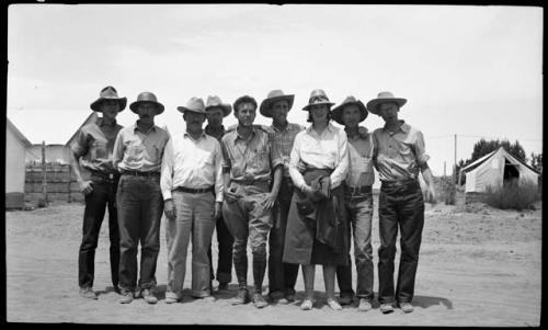 Kirk Bryan with geological field trip group