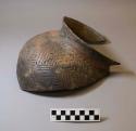 Incised brownware, flared rim