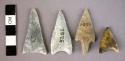 Stone arrow heads