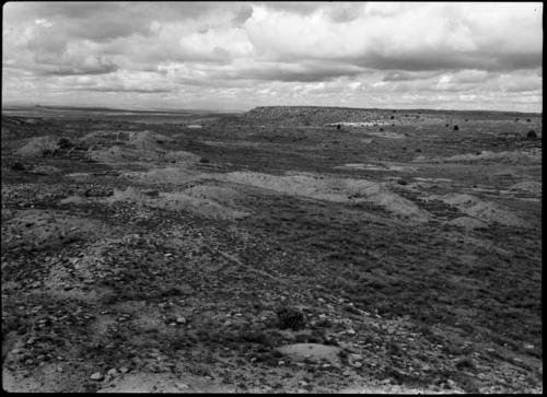 General view, Awatovi, looking south along mesa from Awatovi